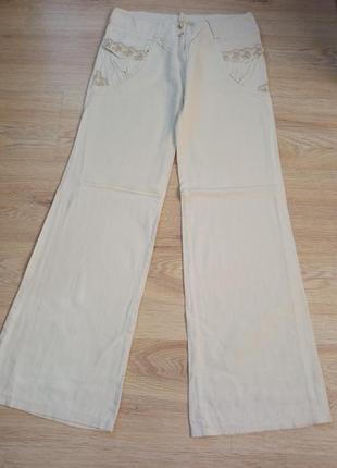 Женские брюки брюки лен 44/46 размер ❣️ распродаж