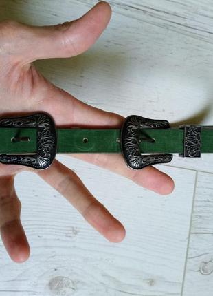 Актуальный пояс с двумя пряжками р. 8-10