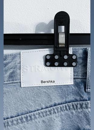 Джинсы прямые с высокой посадкой bershka denim jeans3 фото
