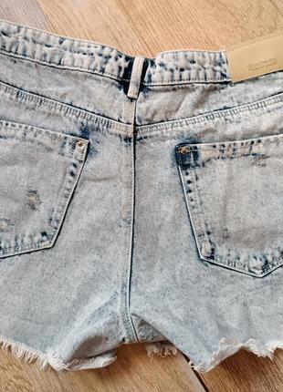 Стильные джинсовые шорты stradivarus 	# есть в наличии код 110 фото