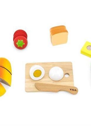 Іграшкові продукти viga toys сніданок (44541)2 фото