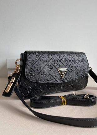 Женская стильная сумка гесс в стиле guess crossbody жіноча сумка3 фото