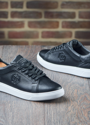 Натуральні шкіряні кеди кросівки туфлі для чоловіків натуральные кожаные кроссовки кеды туфли  натур