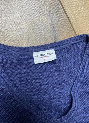 Свитер polo ralf laurent m-l синий свитер5 фото