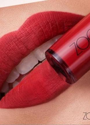 Жидкая матовая помада zoeva pure velours lips liquid lipstick 6.5 мл2 фото