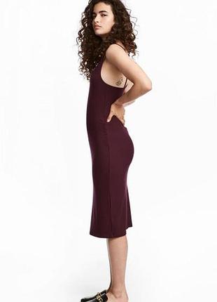 Платье из рельефного трикотажа h&m