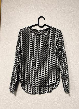 Блуза с котами h&m