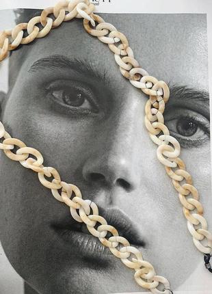 Ланцюжок для окулярів loo - бежевий