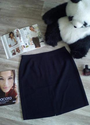 Шикарная шерстяная люксовая, строгая, деловая юбка с высокой посадкой  18/46-48