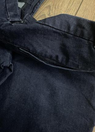 Синие джинсы mexx из плотного денима, зауженные (h&amp;m, cos )6 фото