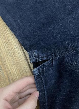 Синие джинсы mexx из плотного денима, зауженные (h&amp;m, cos )5 фото