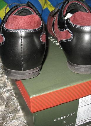 Туфли кроссовки carnaby, р.45, стелька 29, цвет темно-бордовый(на фото выглядят светлее)3 фото
