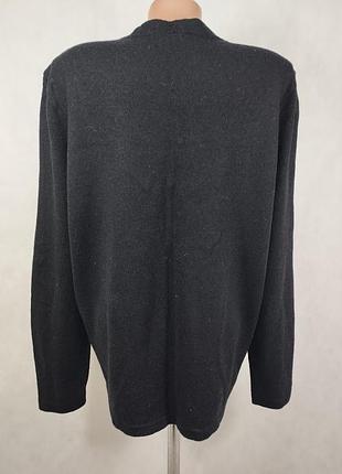 Свитр шерсть черный ferre кофта 3
