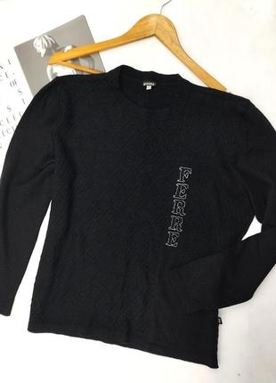 Свитр шерсть черный ferre кофта 4