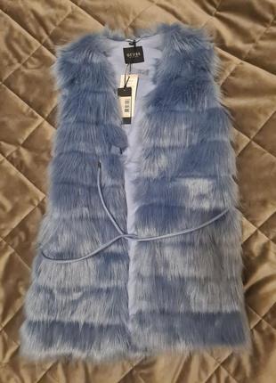 Жилетка guess из искуственного меха