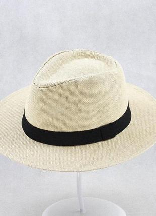 Капелюх солом'яний молочний