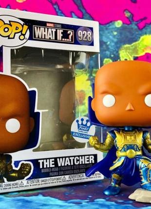 Фигурка фанко поп марвел "что если?" - наблюдатель [funko pop 928 marvel what if? - the watcher]