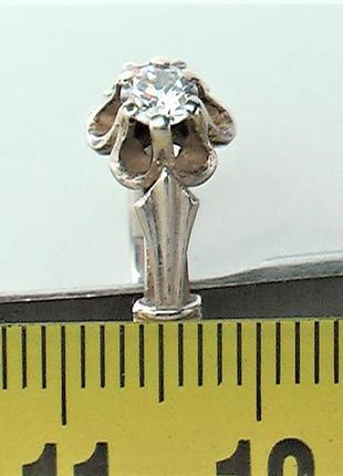 Кольцо перстень серебро ссср 875 проба 2,21 грамма размер 174 фото