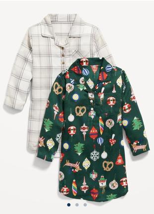 Фланелевая ночная рубашка old navy 4t,5t