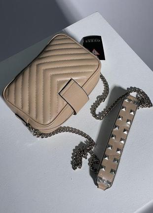 Сумка guess penelope beige 7