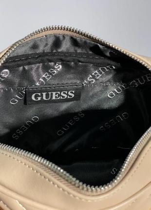 Сумка guess penelope beige 6