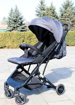 Прогулянкова коляска tilly bella t-163, dark gray