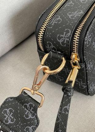 Сумка guess zippy snapshot black/blue 6