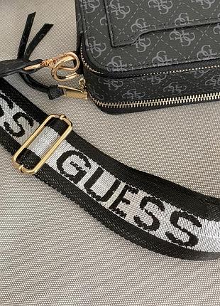 Сумка guess zippy snapshot black/blue 5