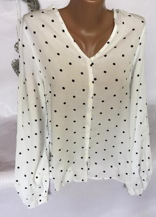 Шикарна сорочка в горох