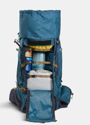 Туристический рюкзак для трекинга forclaz mt500 air (50л + 10л) 65 x 35 x 35см с...