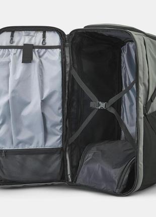 Туристический рюкзак для трекинга forclaz travel (70л + 6л) 75 х 35 х 30см  с дождевиком хаки4 фото