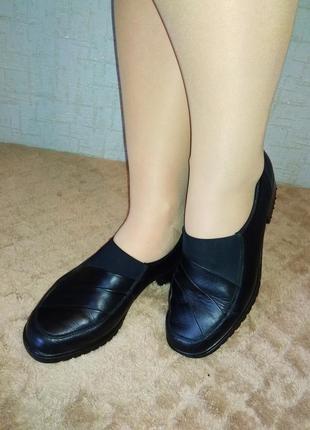 Rieker antistress оригинальные качественные, комфортные кожаные туфли2 фото