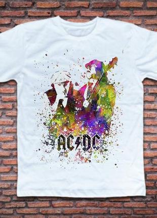 Футболка youstyle ac/dc 0600 m white