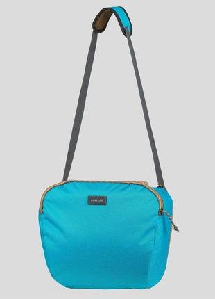 Туристичний рюкзак для трекінгу forclaz 50л 56 x 39 x 26 см з дощовиком синій9 фото