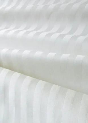 Полуторні комплекти постелі однотонні 1.5 від виробника, постільна білизна полуторна сатин білий2 фото