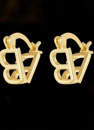 Жіночі сережки з 925 проби срібла з літерою в золотому кольорі пара набір набір подарунок гвоздики трендові модні двосторонні широкі кільця ювелірні