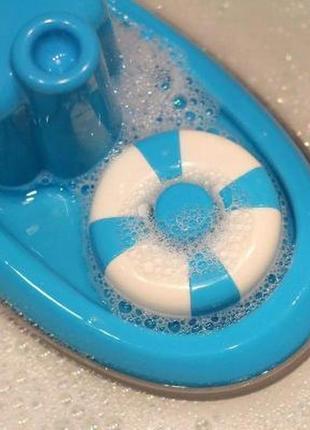 Іграшка для ванної kid o кораблик блакитний (10361)4 фото