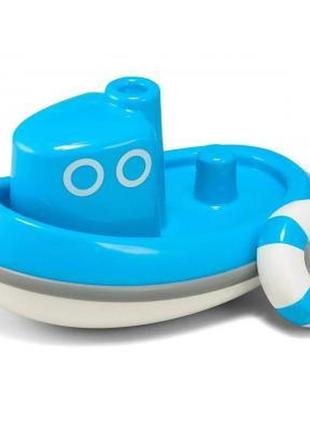 Іграшка для ванної kid o кораблик блакитний (10361)2 фото
