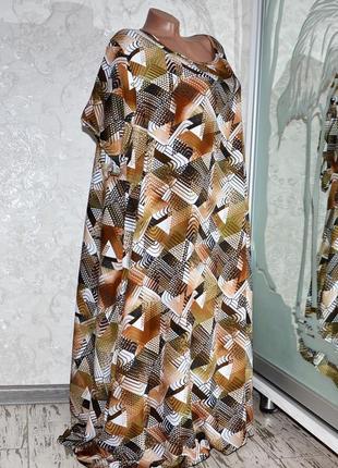 Пляжне літнє плаття для жінок бавовняна туніка туреччина великий розмір 62, 64, 662 фото