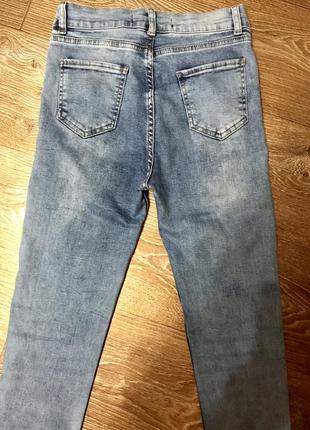 Супер джинси із завищеною талією5 фото