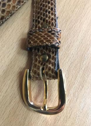 Ремешок в змеиный принт