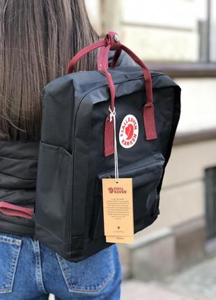 Крутой рюкзак унисекс fjallraven kanken classic9 фото