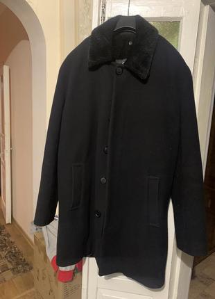 Пальто мужское классическое enzo, демисезонное