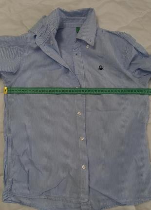 Рубашка   блузка benetton 150р5 фото