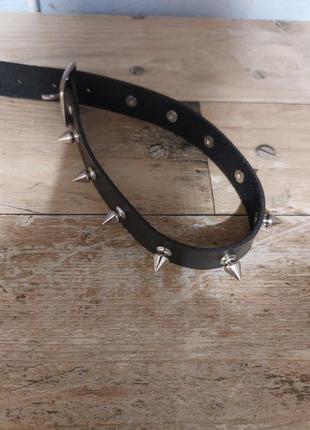 Кожанный ошейник для собак