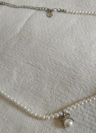 🌼claire's намисто🌼🐚🌼зі штучних перлів із підвіскою-перлинкою🌼🌼