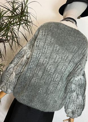 Мохер,вовна,теплий светр,джемпер,кофта,пуловер,італія2 фото
