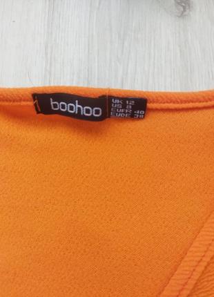 Оранжевый комбинезон boohoo7 фото