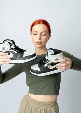 Женские кроссовки джордан найк nike air jordan 1 retro high, кроссовки женккие джордан