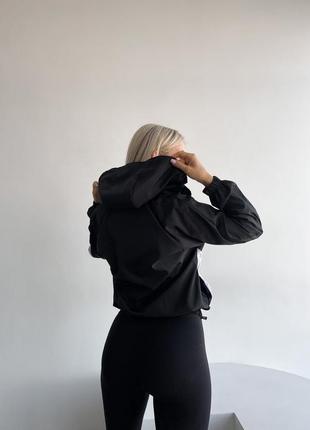 Куртка плащевка черный черный черно-красный⚪⚫♥️5 фото